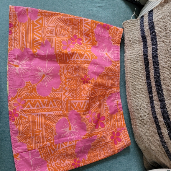 Lilly Pulitzer Pacific Wing Parrot Yellows Pinks Riverside Skirt Sz 4 - Picture 8 of 12